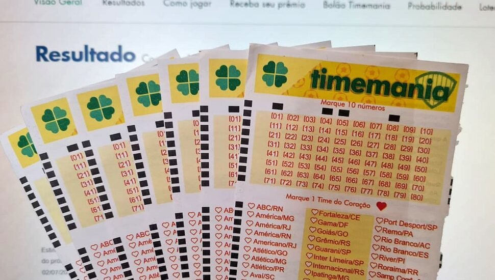 Timemania 2290 acumula e próximo prêmio chega a R$ 22 milhões - Imagem do artigo original