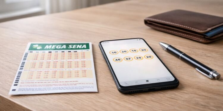 Página sobre conferência de resultados da loteria no site da FDR aparece sem conteúdo - Imagem do artigo original